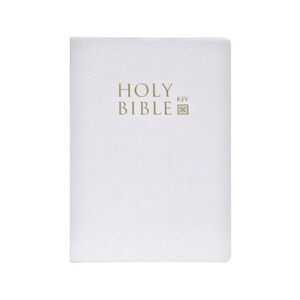 ❤️ 🆕 HOLY BIBLE King James Version Old & New Testament, White Cover, KJV SEALED